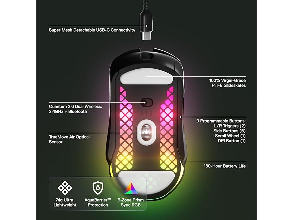 SteelSeries Aerox 5 Wireless Gaming