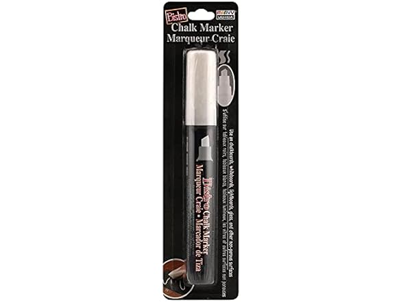 Uchida Chisel Tip Bistro Chalk Marker, White