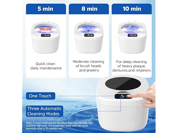 Professional Ultrasonic Retainer Cleaner Retainer