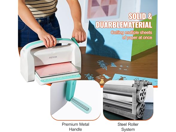 Manual Die Cutting & Embossing Machine 9inch