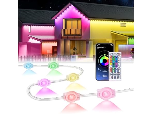 MuliVid 150Ft Permanent Outdoor Lights
