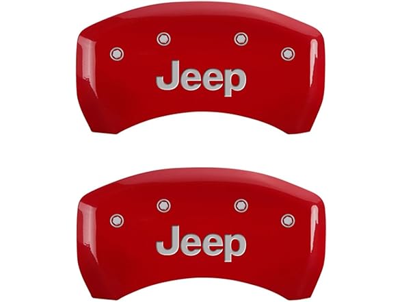 MGP Caliper Covers JEEP Silver Characters