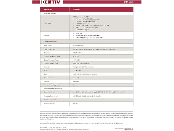 SCR3310v2.0 USB Smart Card Reader