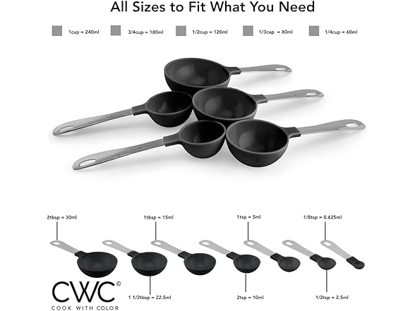 12 Pc Measuring Cups & Spoons Set
