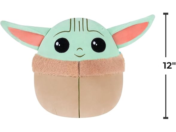 Squishmallows Original 12in “Star Wars” Grogu Plush 