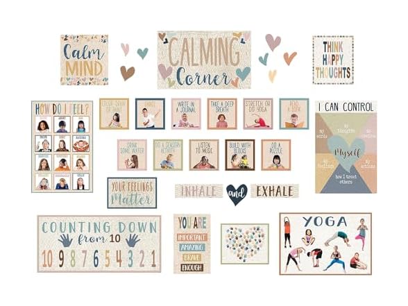 TCR Calming Corner Bulletin Board Set