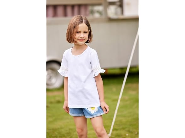 Arshiner Kids (6-7 Ye) Girls Casual Tunic Tops Kid