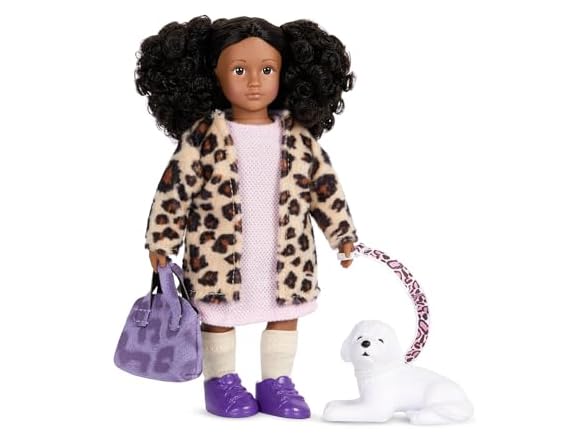 Lori Mini Doll & Toy Dog 6-Inch Doll