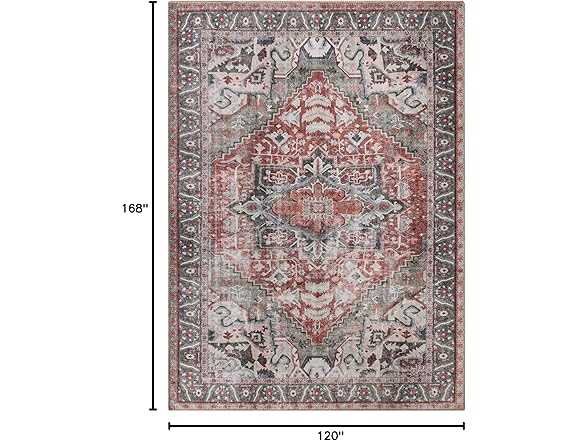 Superior 10'x14' Rustic Medallion Indoor Area Rug
