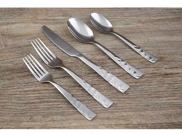 Cambridge Blossom Sand 20-Piece Flatware Set