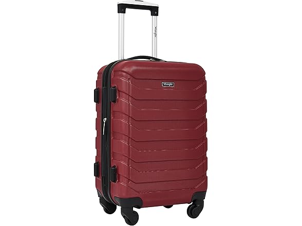 Wrangler 4 Piece Miami Luggage and Packing Cubes Set