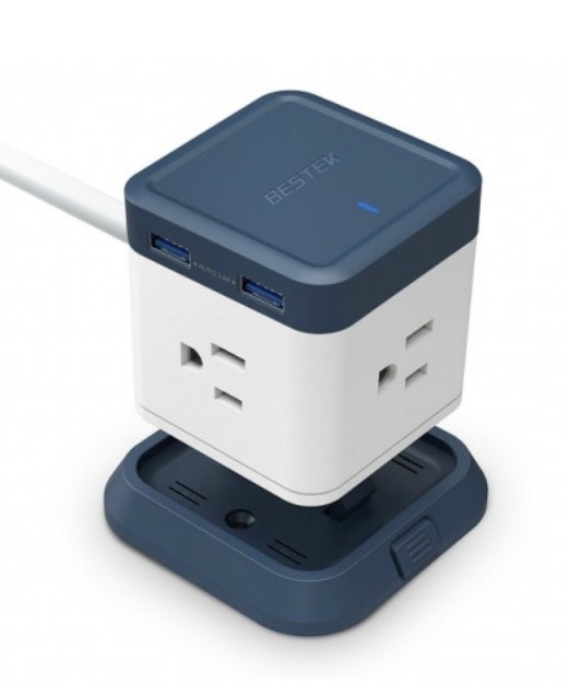 BESTEK Cube 3-Outlet Travel Power Strip - Gallery 4