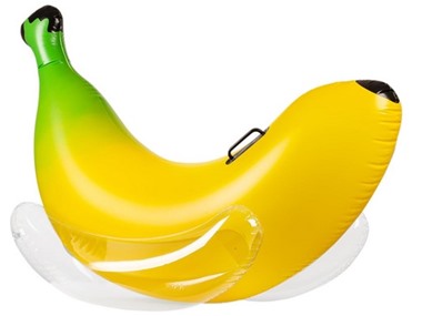 $16.99, Was $25.99, 34% Off! Inflatable Banana Pool Float Rocker dealfomo