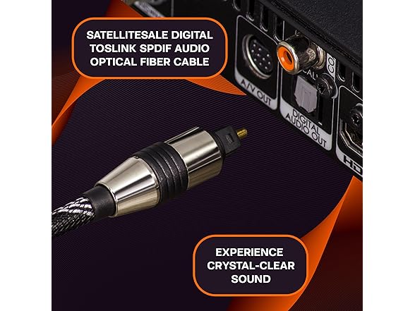 Toslink SPDIF Audio Optical Fiber Cable