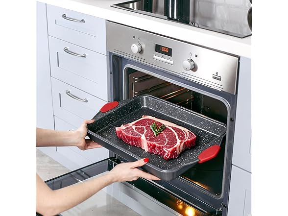 Anveena 3-Piece Nonstick Oven Baking Pans