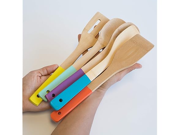 Now Designs Bamboo Utensils, Set of 5