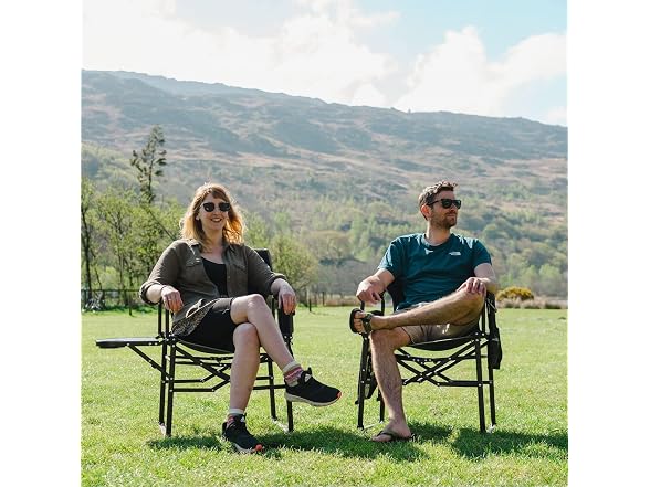 SUNNYFEEL Red Oversized Camping Chair