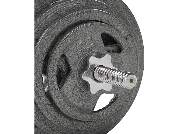 Fitvids 5 FT Standard Barbell, Star Locks, Chrome