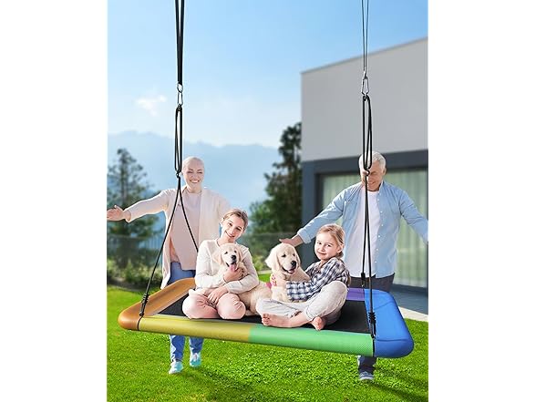 Everyfun Tree Swing for Kids and Adults, 60" Waterproof