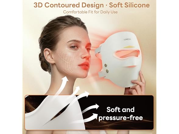 Lumesse Red Light Therapy Mask - White