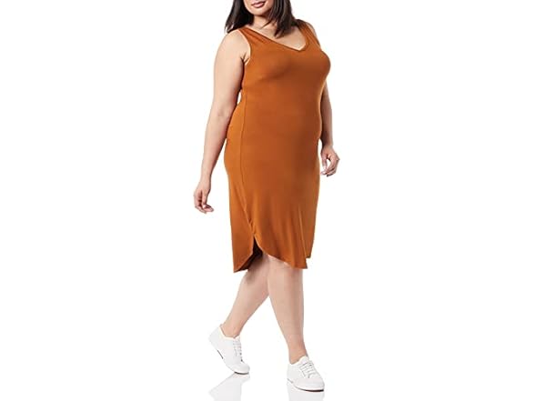 Amazon Essentials Womens Jersey Midi Dress