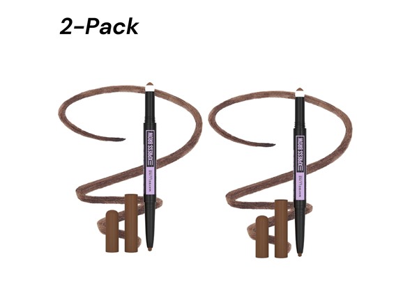 2Pk - Maybelline 2-In-1 Brow Pencil