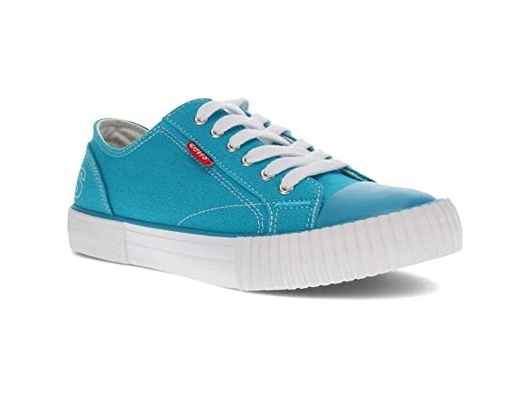 Levi's Women's Casual Sneaker, Aqua, 6