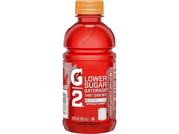 12PK Gatorade G2 Thirst Quencher Drink Fruit Punch