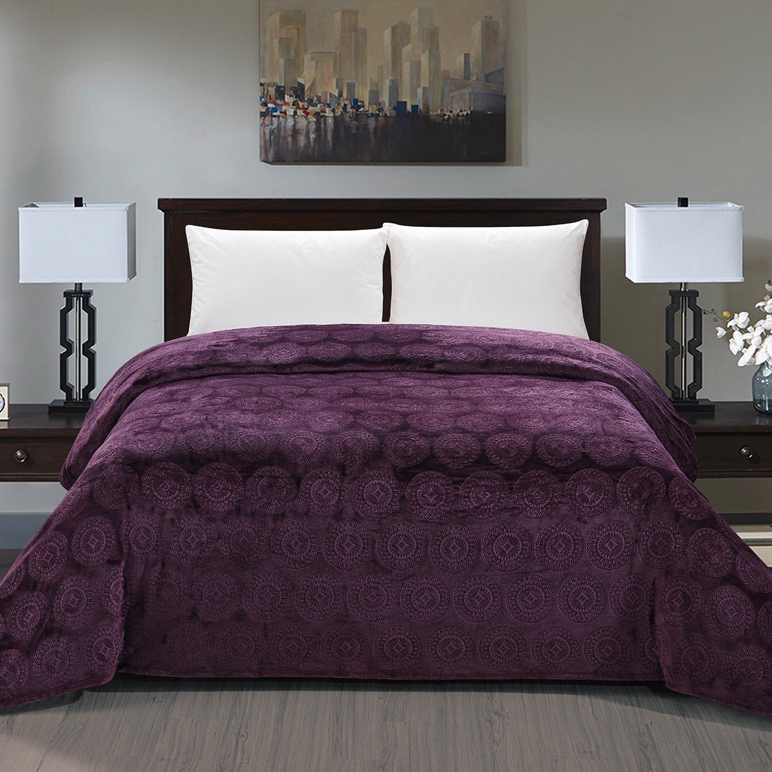 Caesar Embossed Throw - Gallery 12