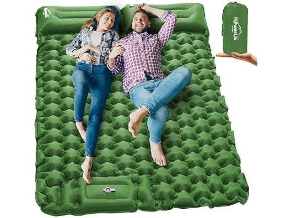 Double Foot Pump Green