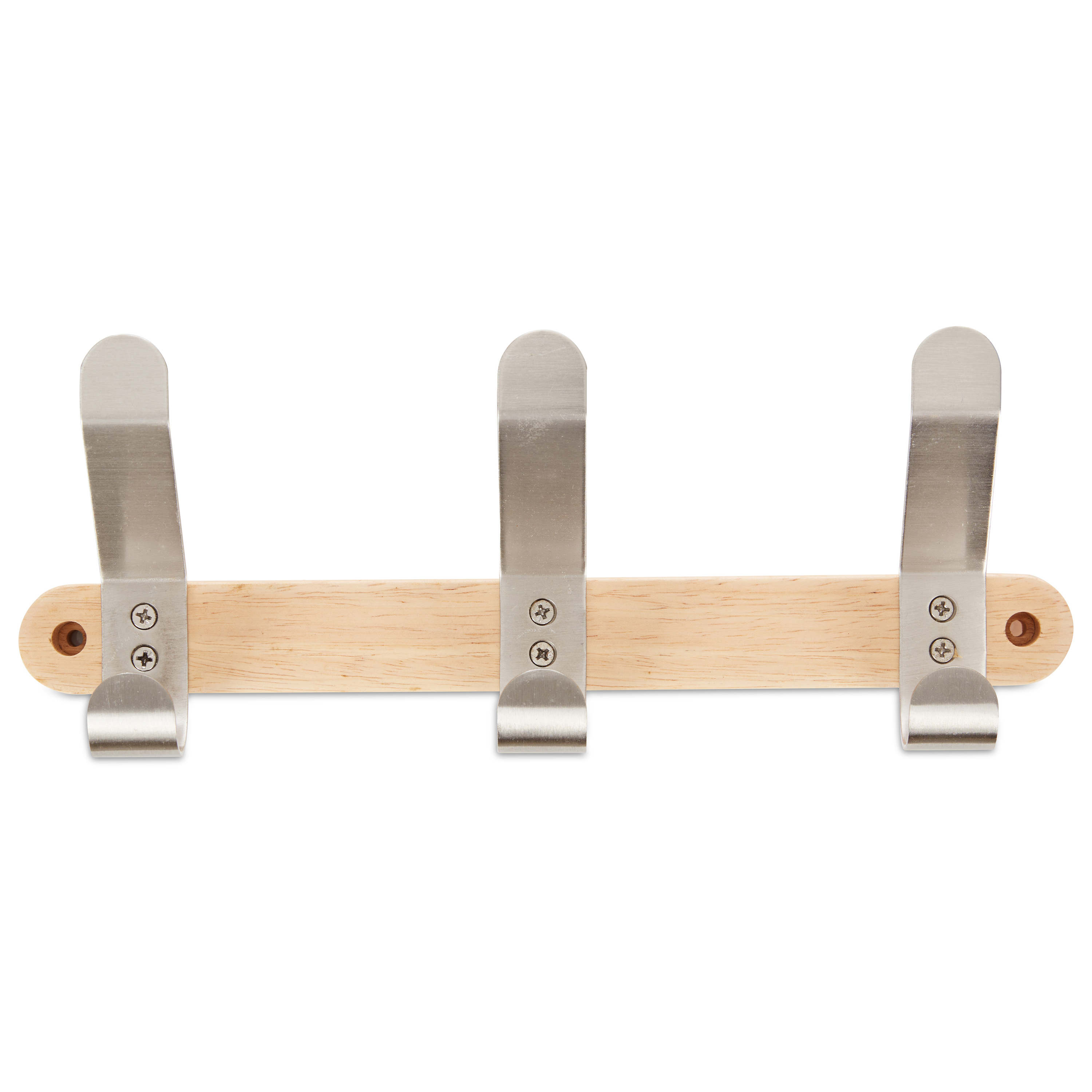 Wall Mounted Wood & Metal Hook Coat Rack - Gallery 16