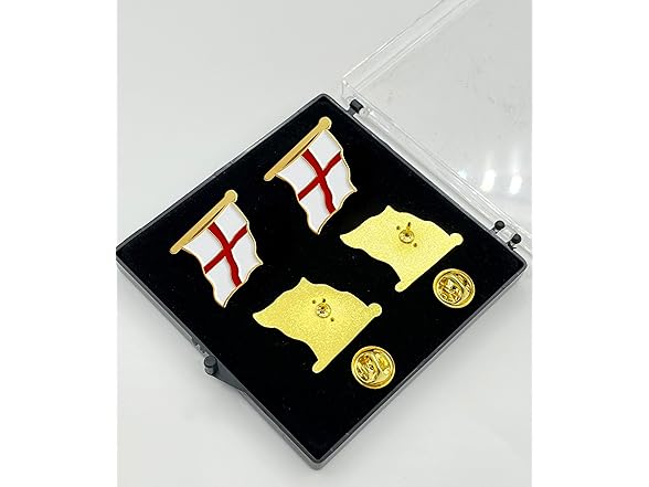HSQCEZ 4 Pack England Flag Lapel Pin
