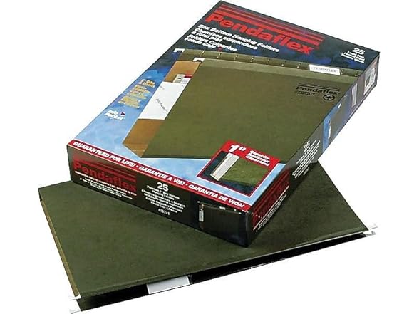 Pendaflex  Reinforced 1" Capacity Hanging Folders