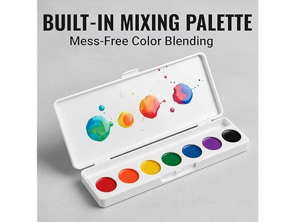 Crayola Watercolor Paint Tray Refills, Bulk Classpack