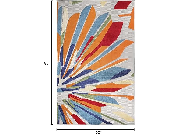 Superior Modern Geometric Abstract Indoor Outdoor Rug