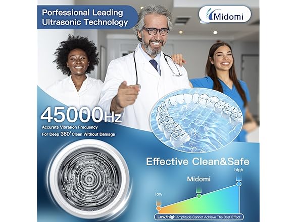 Midomi Ultrasonic Retainer Cleaner - Gallery 2