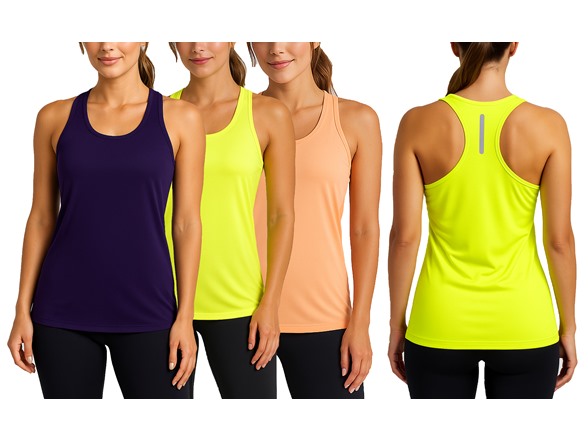 Navy - Neon Green - Peach