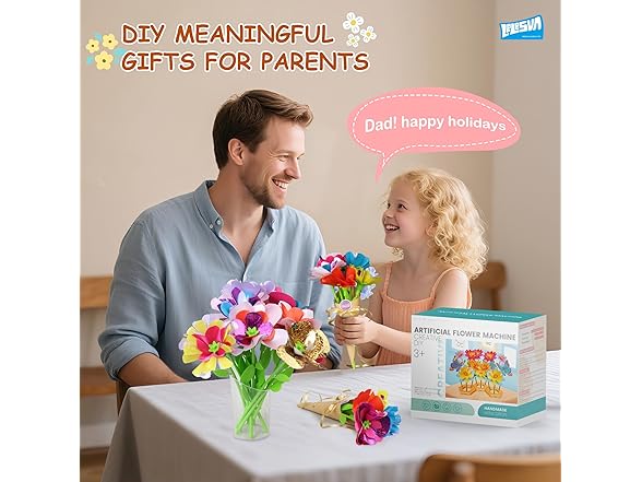 LELESUN DIY Fabric Flower Bouquets Craft Kit