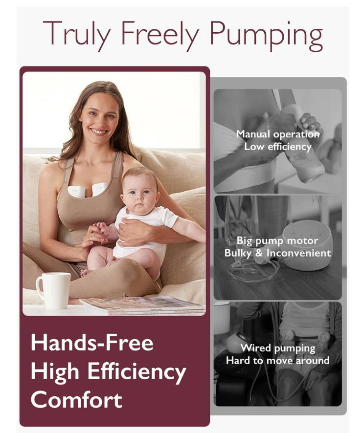 Momcozy S12 Pro Wearable Hands-Free Breast Pump - Gallery 7