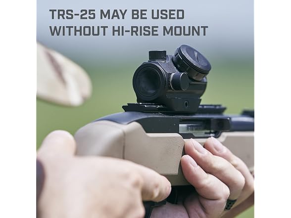 Bushnell TRS-25 Hirise 1x25mm Red Dot Riflescope with Riser, Black (Open Box)