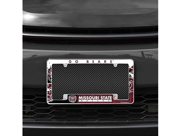 MO State Bears Chrome Frame 12x6