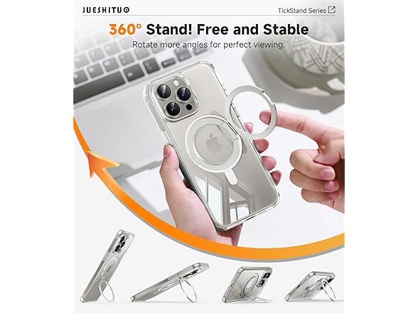JUESHITUO for iPhone 15 Pro Case