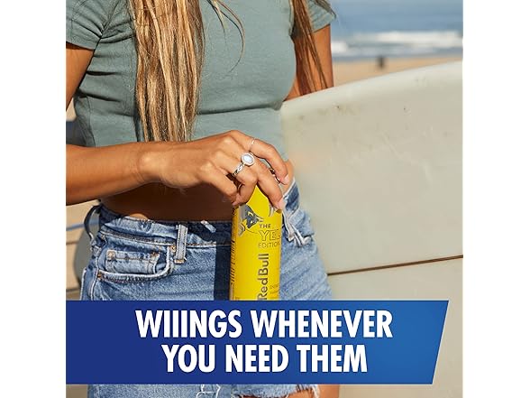 1CT Red Bull Yellow Edition Energy Drink, Tropical