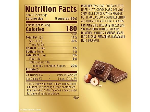 Ferrero Rocher Milk Chocolate 3.1oz
