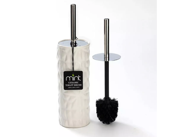 J&V TEXTILES Ceramic Toilet Brush