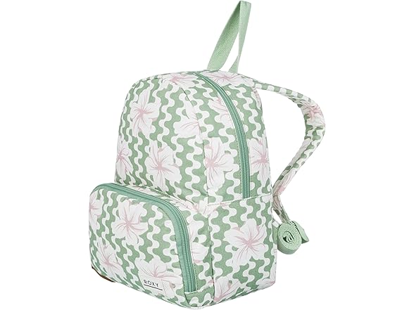 Roxy Always Core Mini Backpack, Basil Party Waves