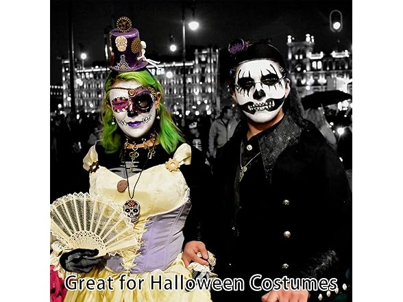Js2U ZW Halloween Makeup Clown Black Cream