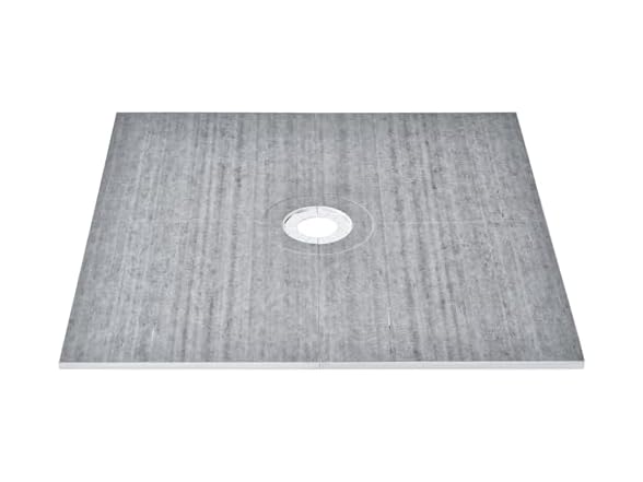 Shower Curb Kit, 72"x72" Shower Pan Kit with
