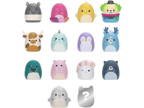 Squish-a-longs 14 Pack - Series 2, Wave 1
