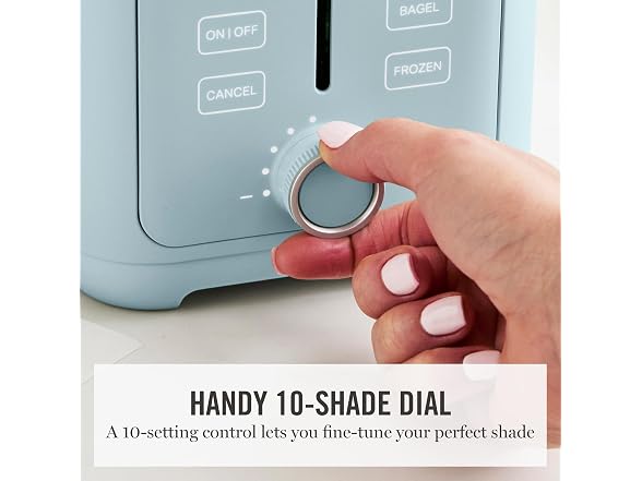 Martha Stewart 2-Slice Toaster Sky Blue